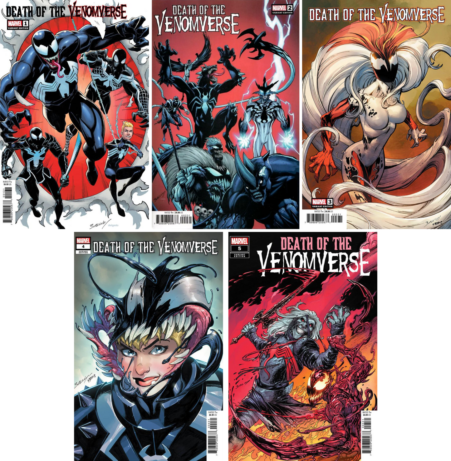 Death Of Venomverse #1 - #5 (Of 5) CF COLL Var Cvrs