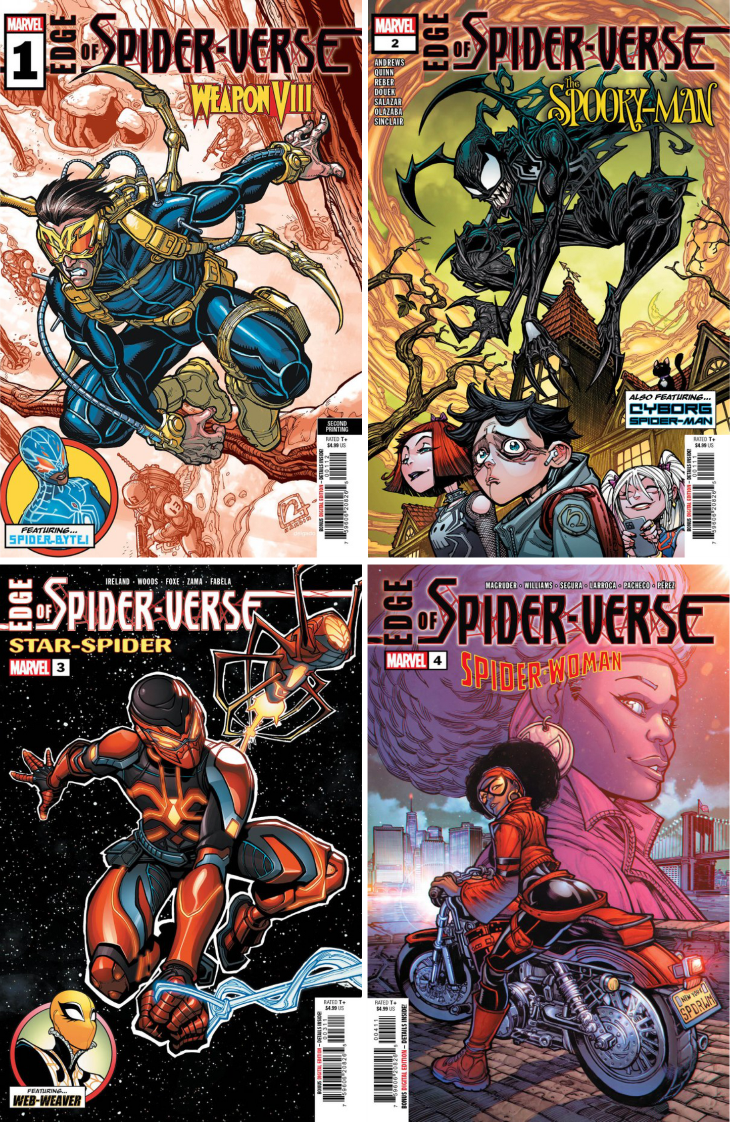 Edge Of Spider-Verse (2024) #1- #4 (Of 4) CF COLL Mix Cvrs