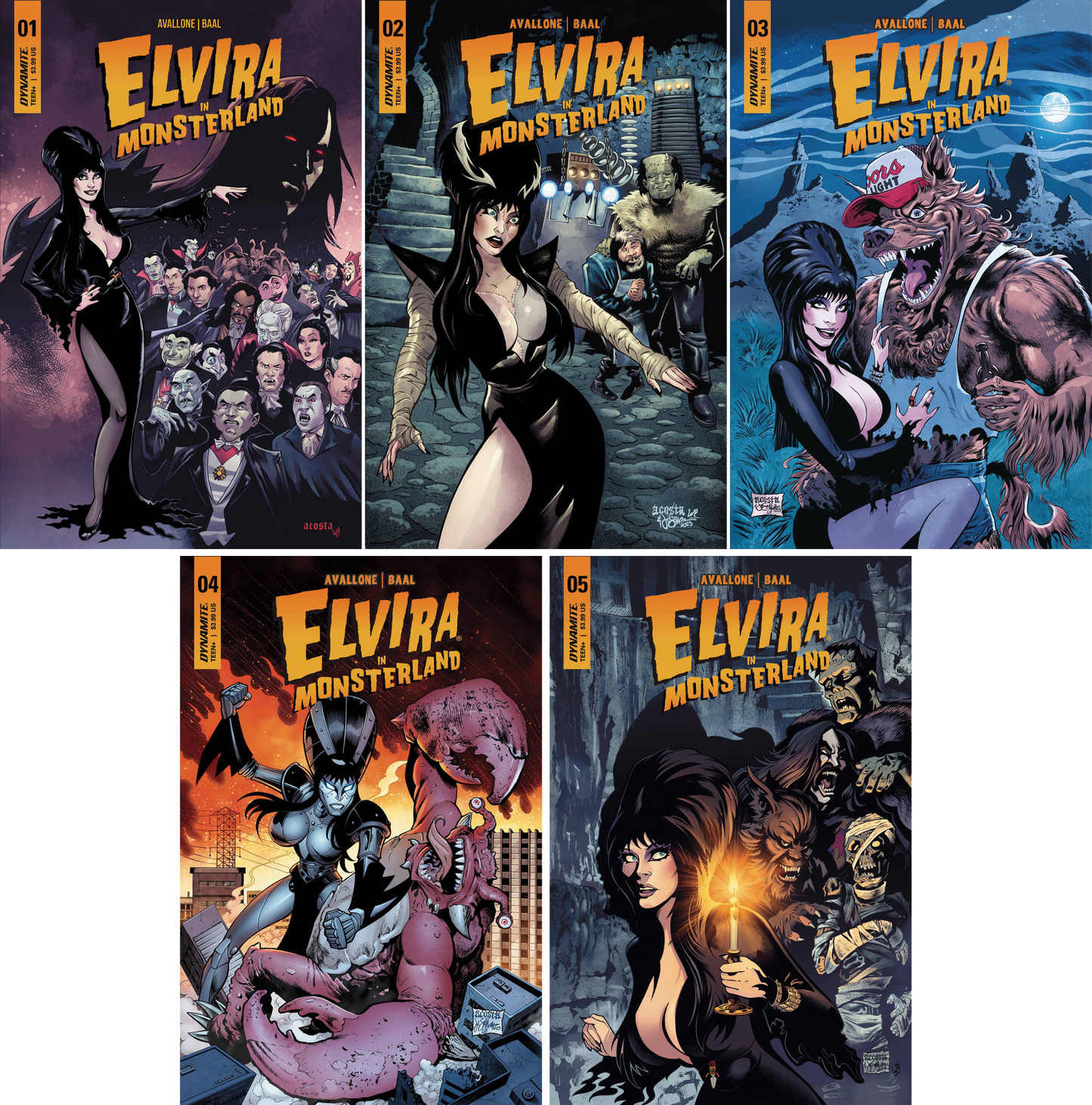 Elvira: Monsterland #1 - #5 (Of 5) CF COLL Cvr A
