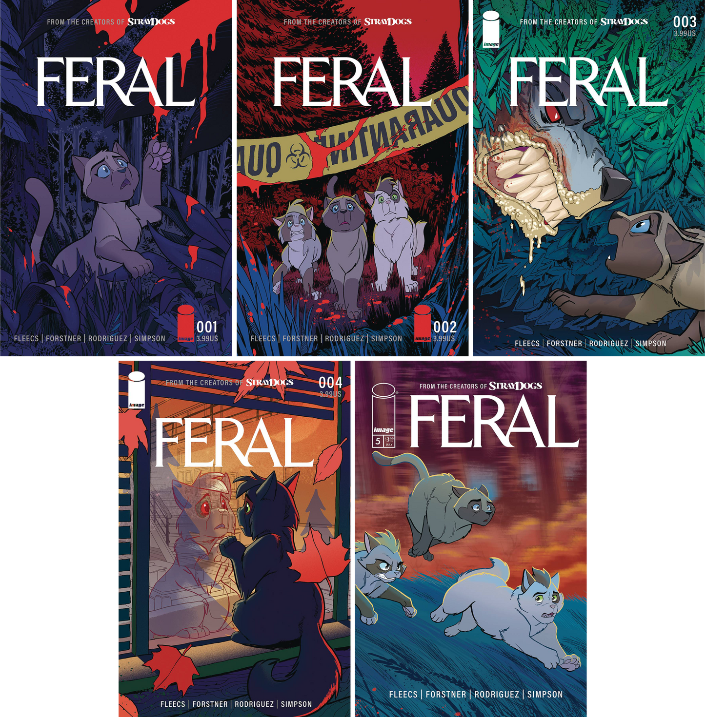 Feral #1 - #5 CF COLL Cvr A
