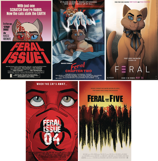 Feral #1 - #5 CF COLL Cvr B Horror Homage