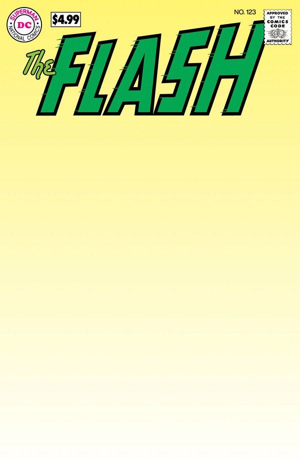 Flash #123 Facsimile Edition Cvr B Blank Cs Var (2024 Ed)