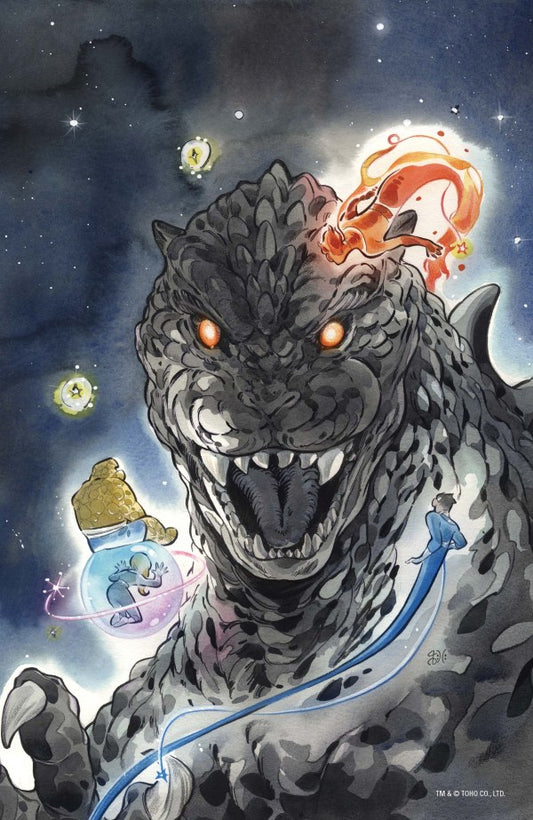 Godzilla Vs Fantastic Four #1 1:100 Ratio Peach Momoko Virgin Variant