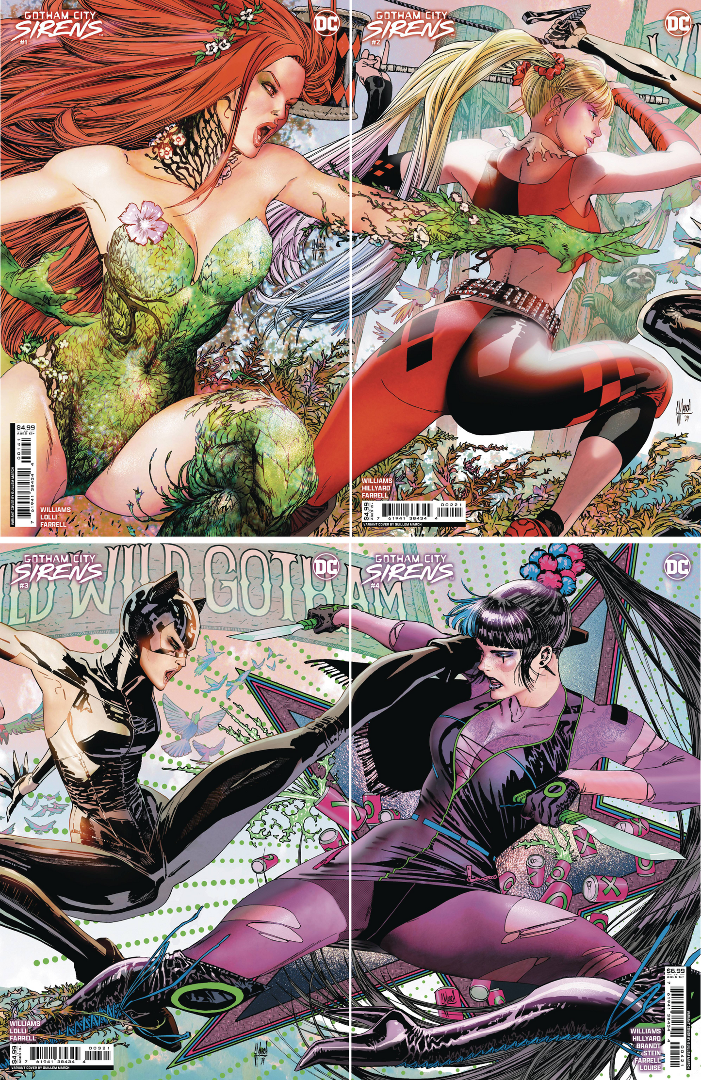 Gotham City Sirens (2024) #1 - #4 (Of 4) CF COLL Guillem March Reg Var