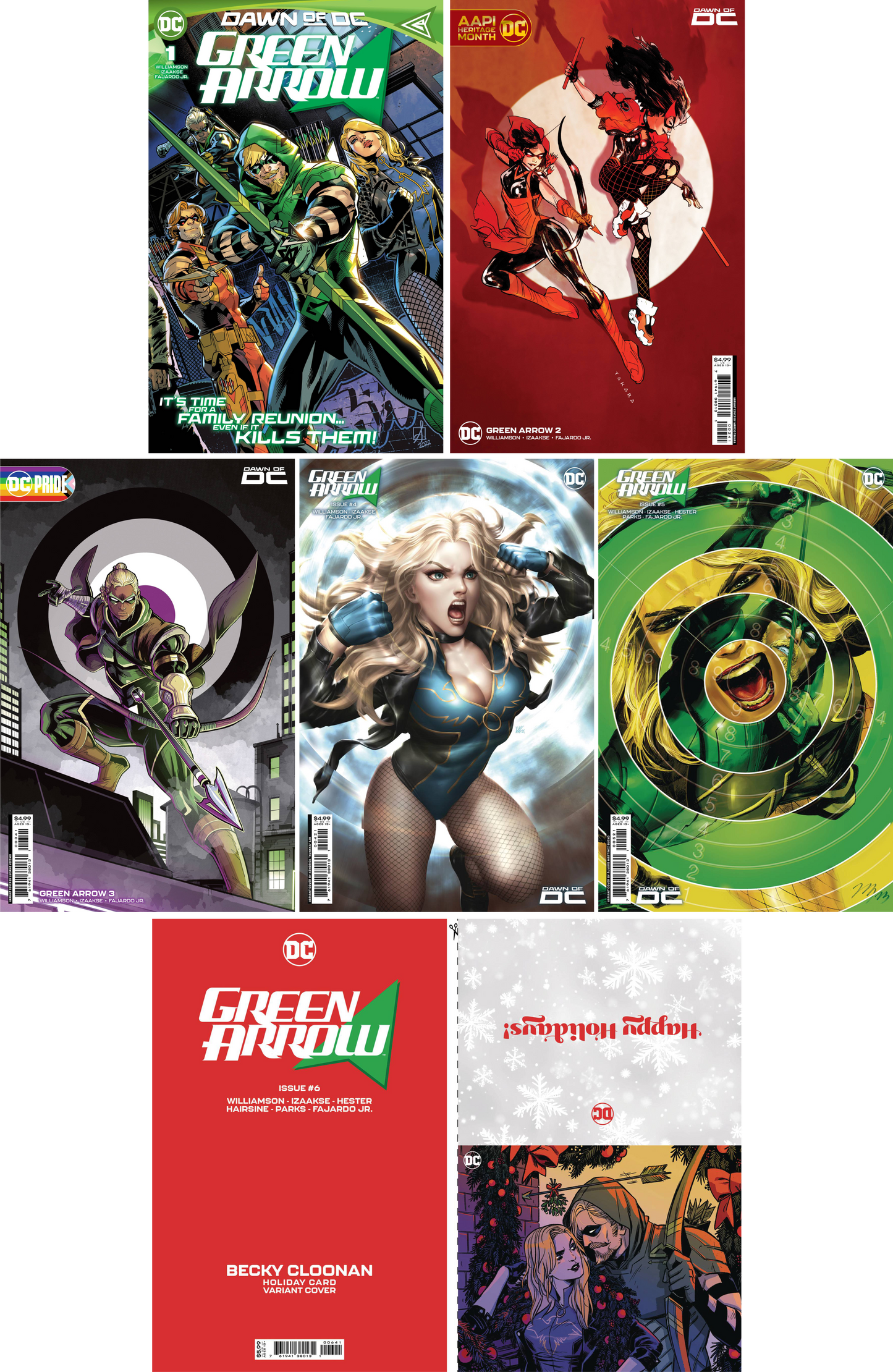 Green Arrow (2023) #1 - #6 CF COLL Mix Cvrs