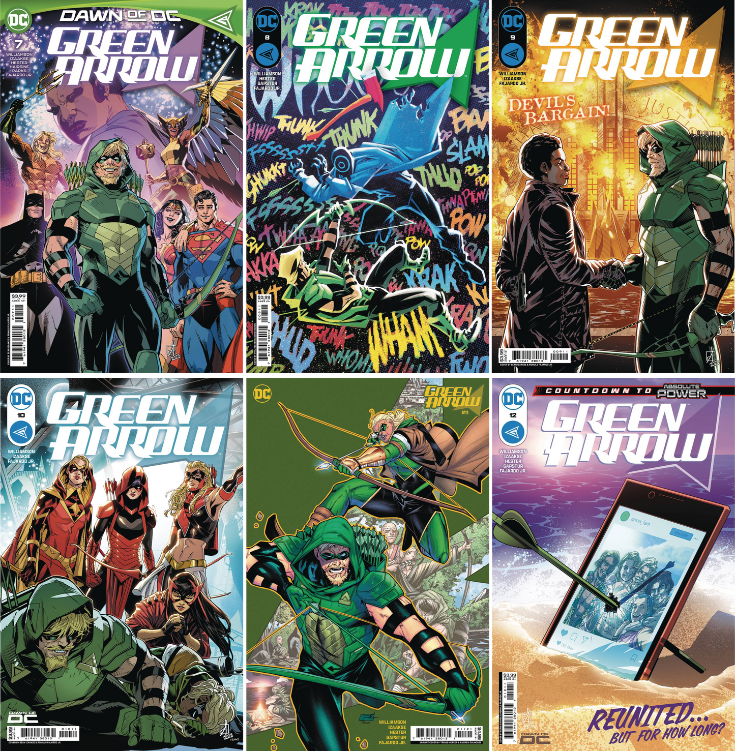 Green Arrow (2023) #7 - #12 CF COLL Mix Cvrs