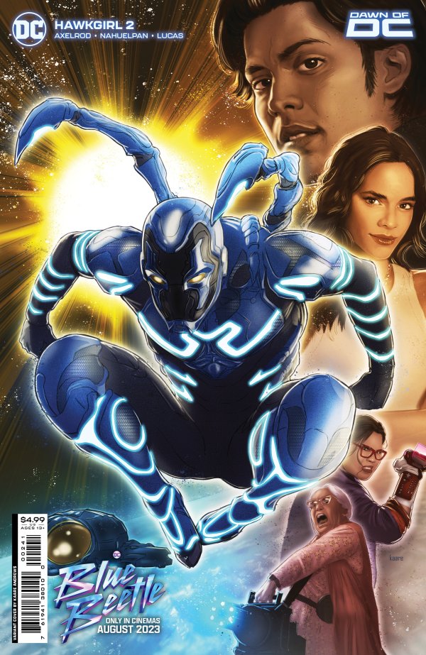 Hawkgirl (2023) #2 (Of 6) Cvr C Andrews Blue Beetle Movie Cs Var