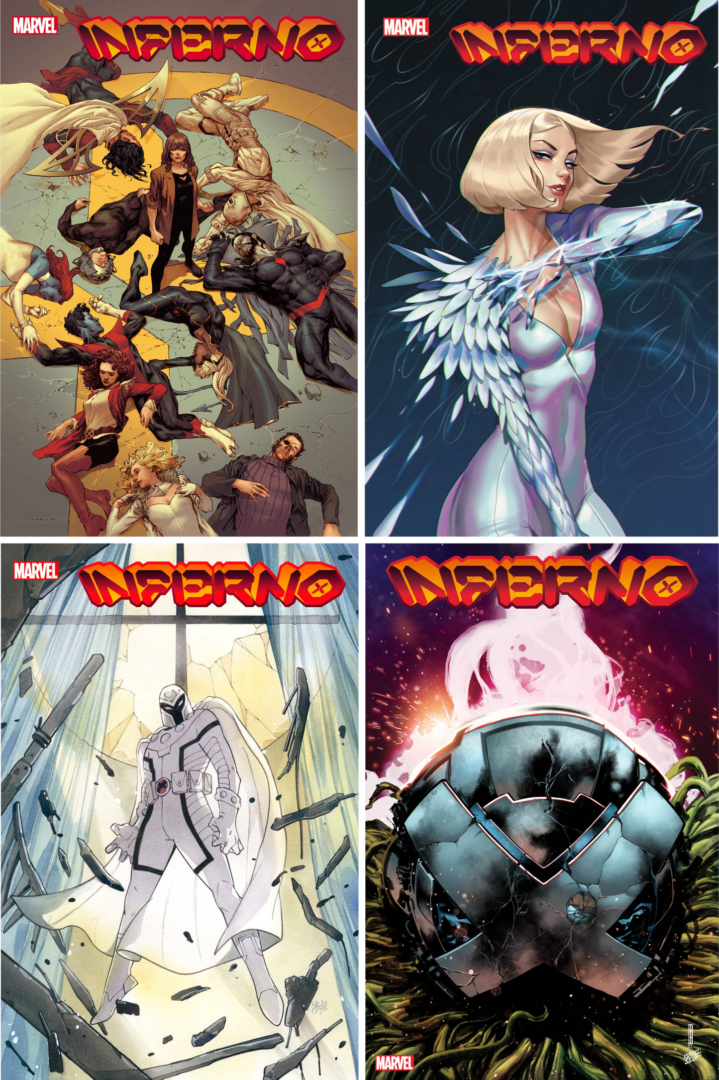 Inferno #1 - #4 (Of 4) CF COLL Mix Cvrs