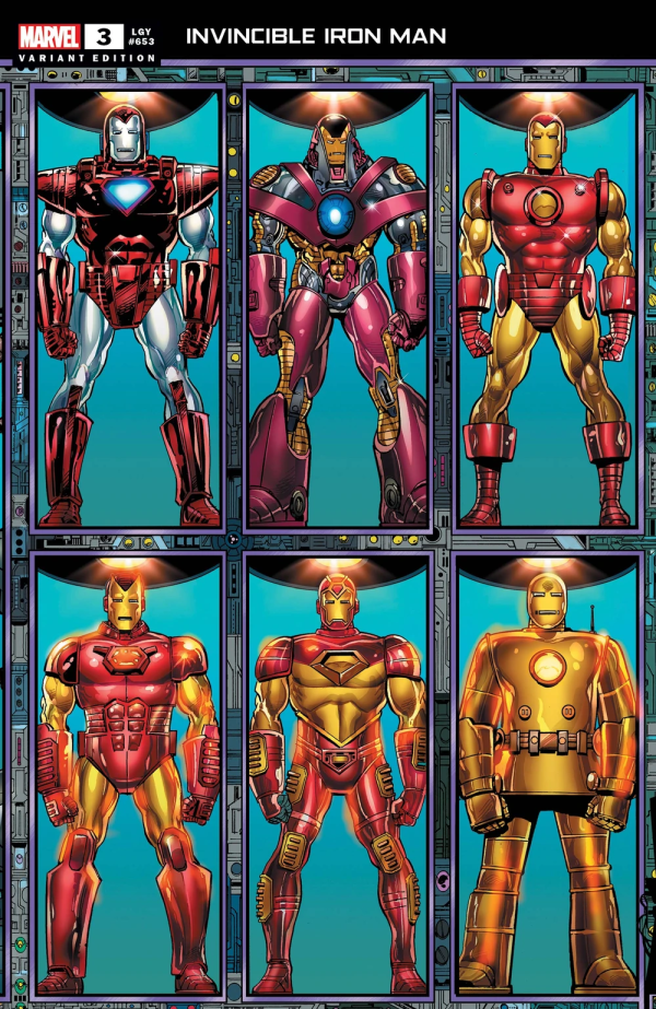 Invincible Iron Man (2022) #3 Layton Connecting Var
