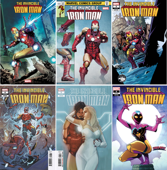Invincible Iron Man (2022) #1 - #6 CF COLL Var Cvrs