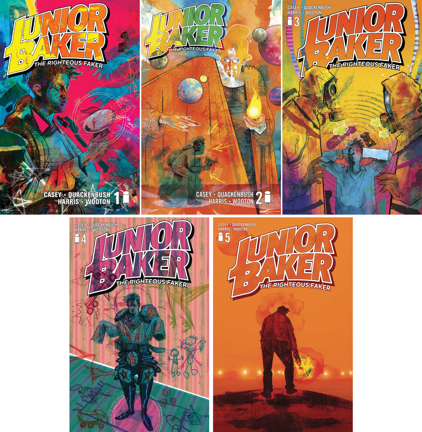 Junior Baker Righteous Faker #1 - #5 (Of 5) CF COLL Cvr A