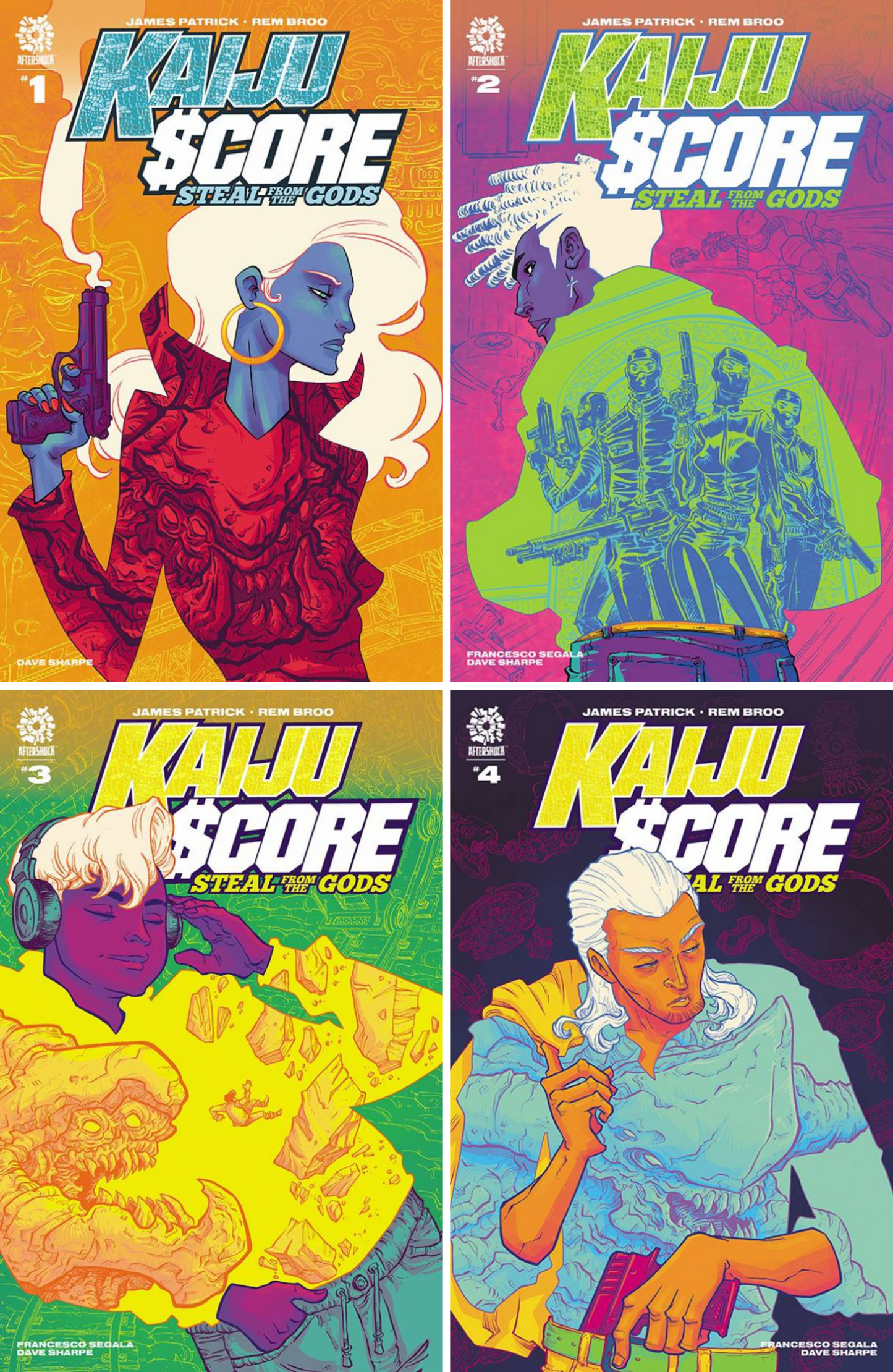 Kaiju Score: Steal From Gods #1 - #4 (Of 4) CF COLL Cvr A