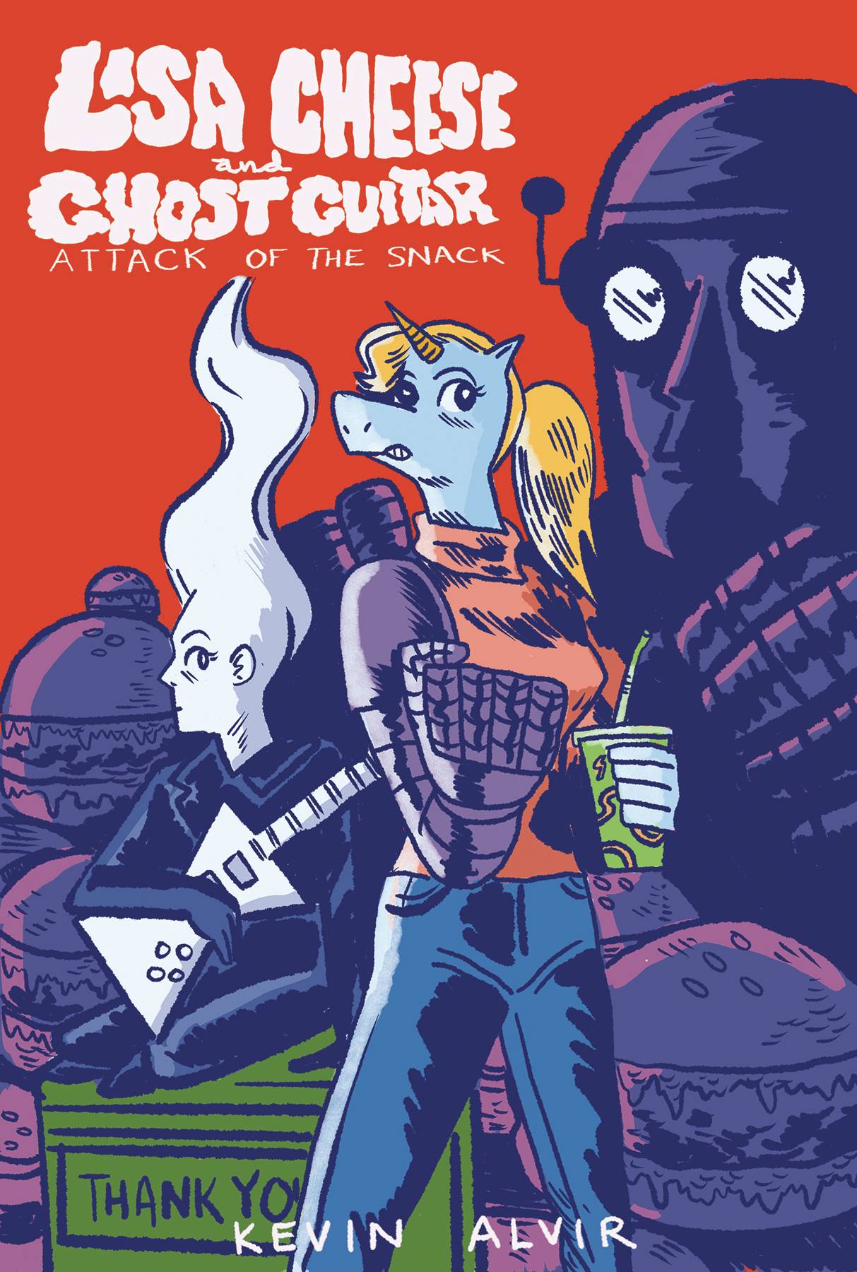 Lisa Cheese And Ghost Guitar Gn Vol 01 Attack Of The Snack