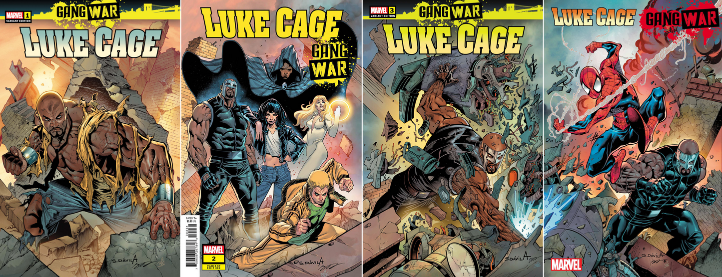 Luke Cage Gang War #1 - #4 (Of 4) CF COLL Davila Connecting Cvr