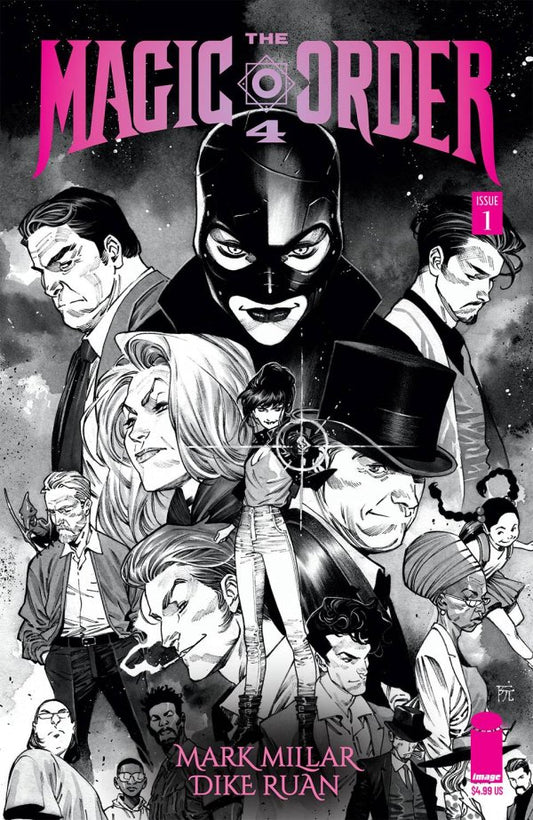 Magic Order 4 #1 (Of 6) Cvr B Ruan B&W
