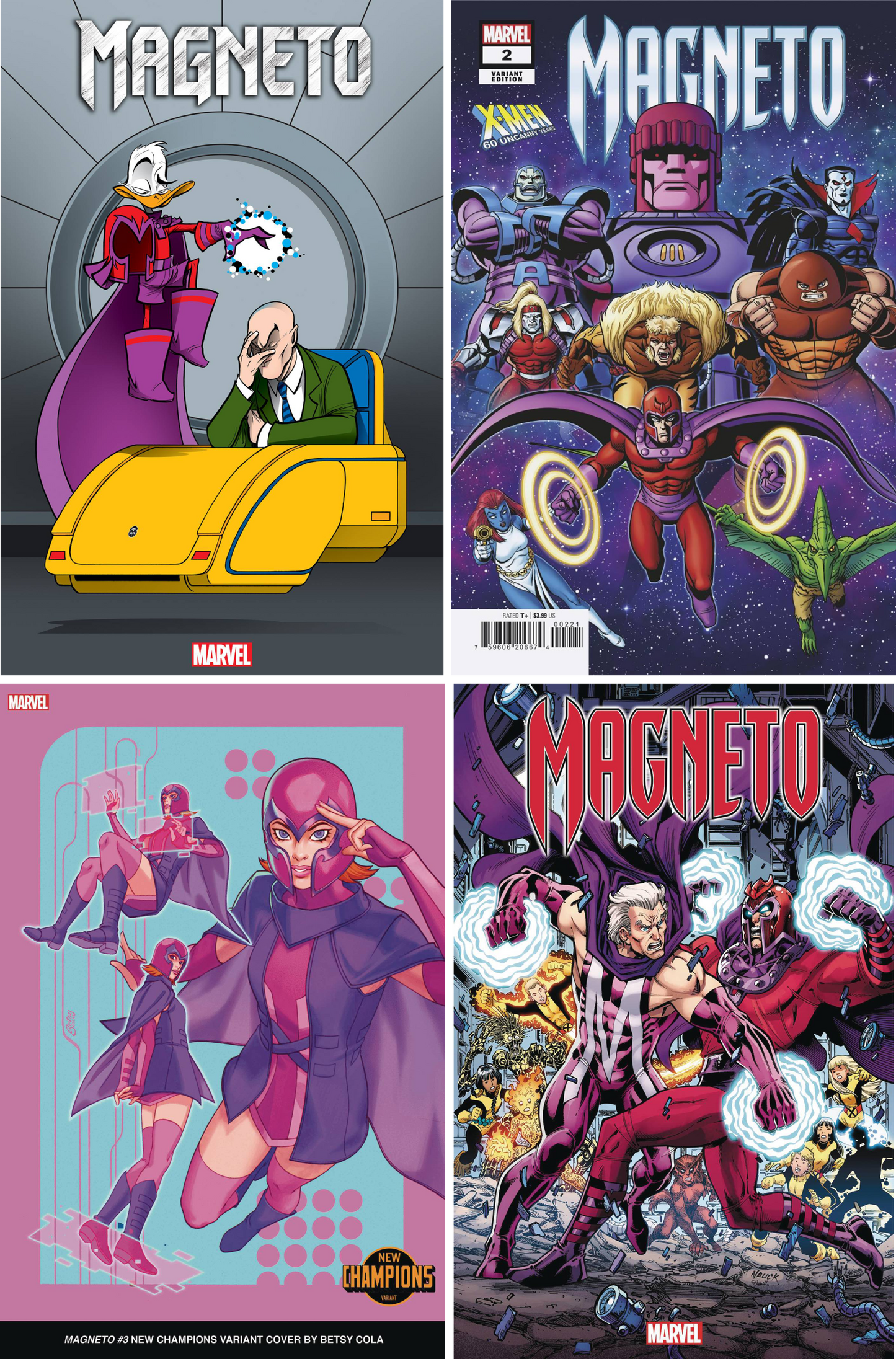 Magneto (2023) #1 - #4 CF COLL Mix Cvrs