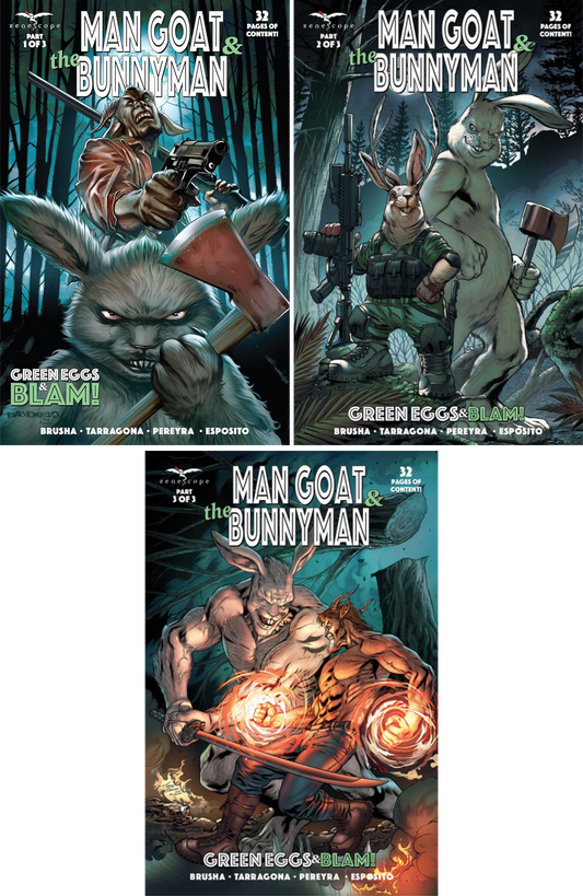 Man Goat & Bunnyman: Green Eggs & Blam #1 - #3 (Of 3) CF COLL Cvr A
