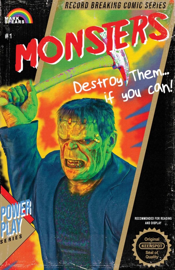 Mark Spears Monsters #1 4th Ptg Cvr B 1:20 Ratio Videogame Homage Variant