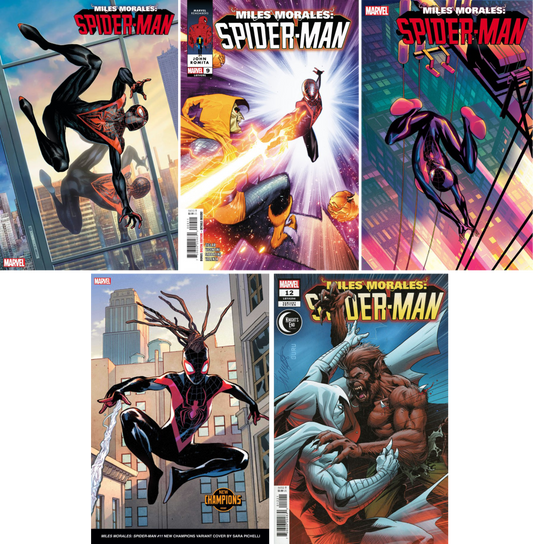 Miles Morales Spider-Man (2022) #8 - #12 CF COLL Mix Cvrs