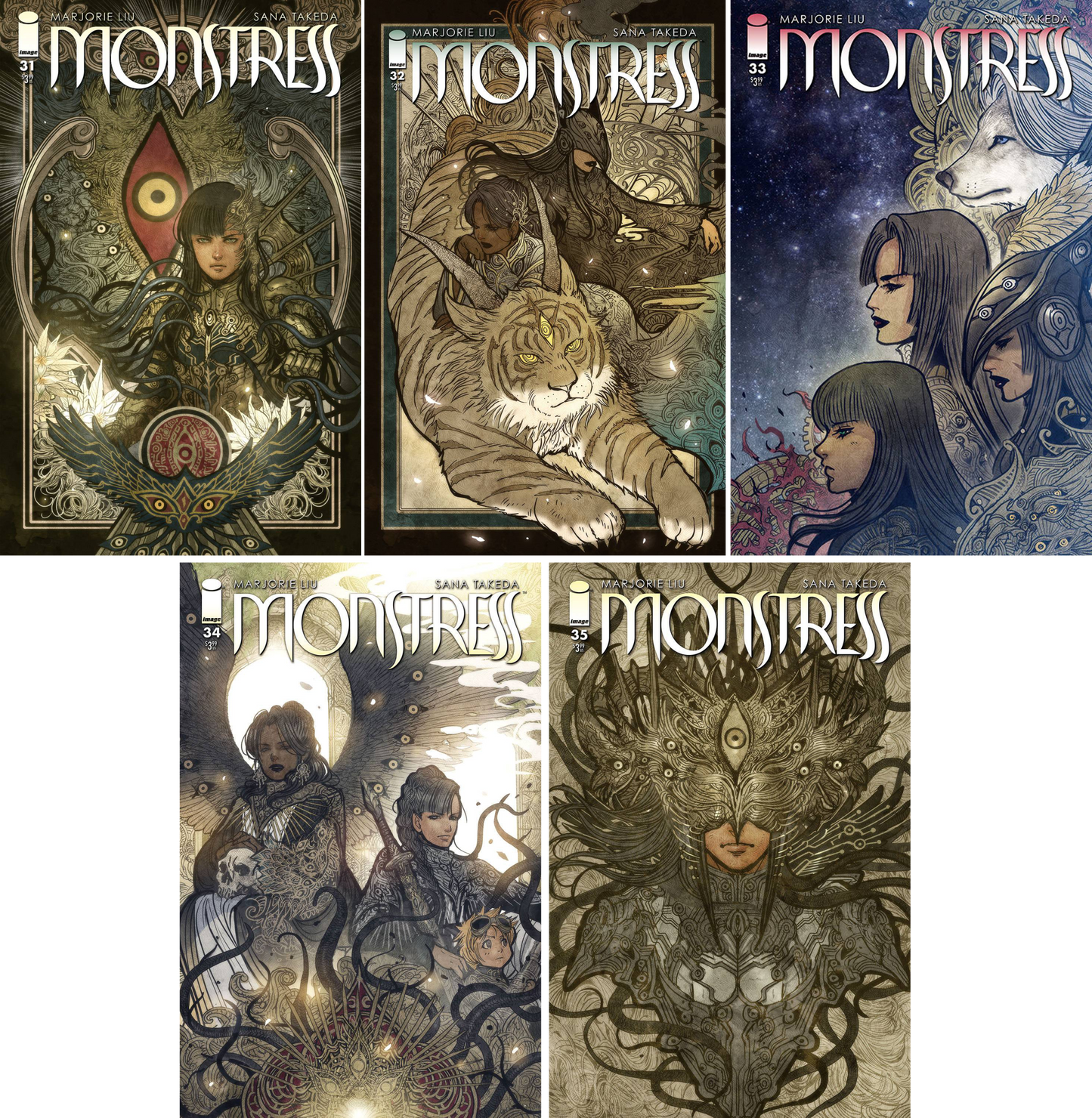 Monstress #31 - #35 CF COLL Cvr A