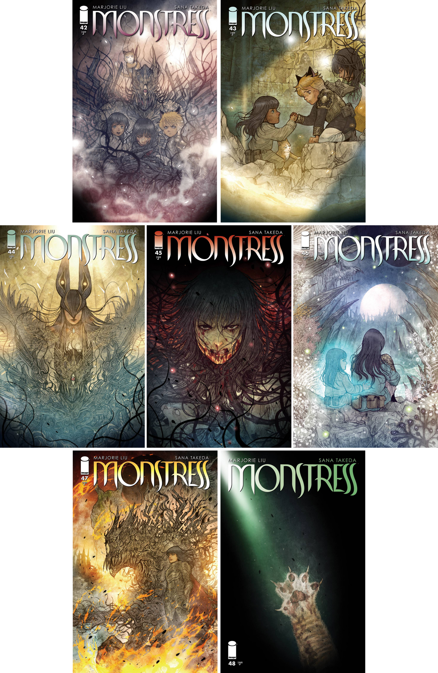 Monstress #42 - #48 CF COLL Cvr A