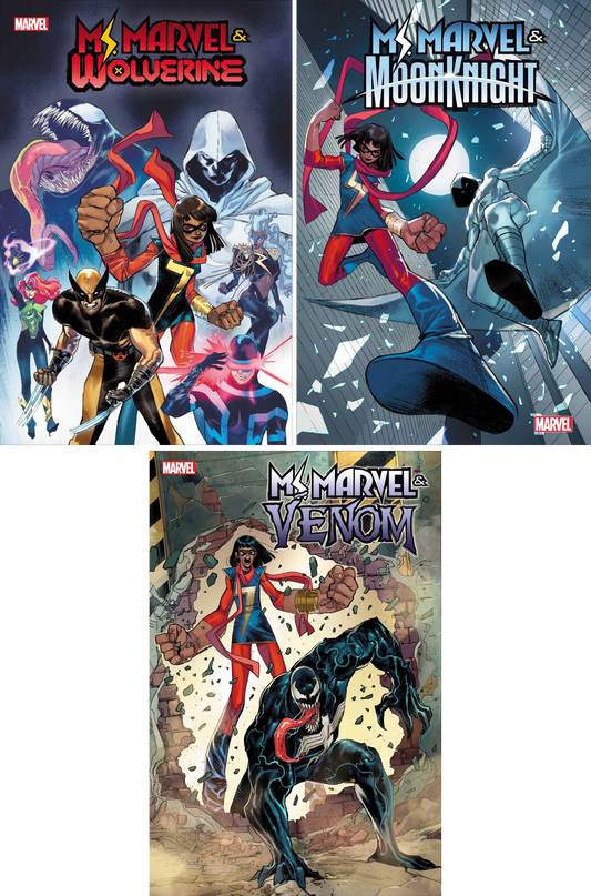 Ms Marvel & Wolverine / Moon Knight / Venom 1-Shots CF COLL Cvr A