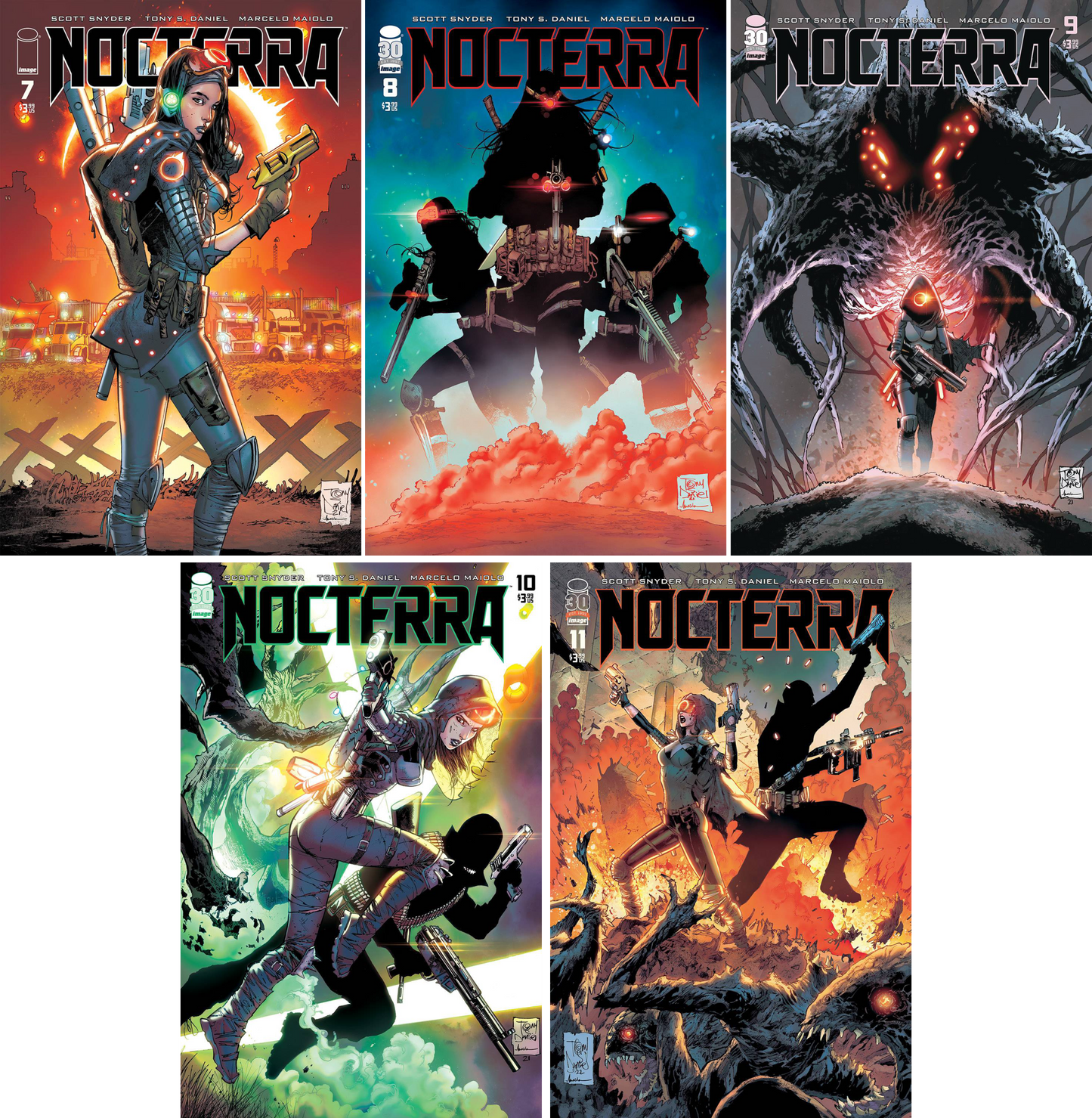 Nocterra #7 - #11 CF COLL Cvr A