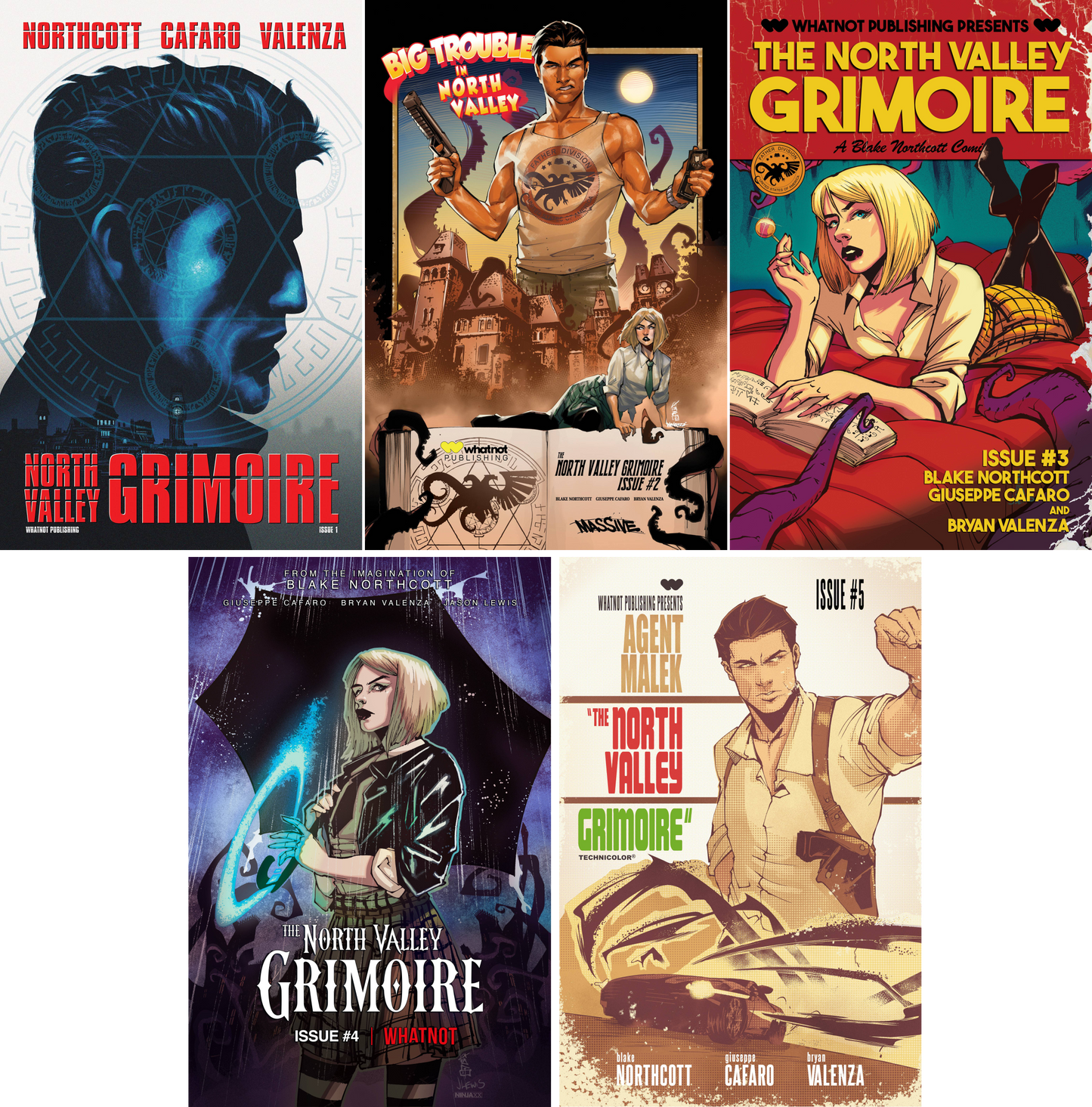 North Valley Grimoire #1 - #5 (Of 5) CF COLL Movie Homage Var