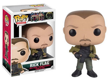 Pop Suicide Squad Rick Flag Vinyl Fig (99)