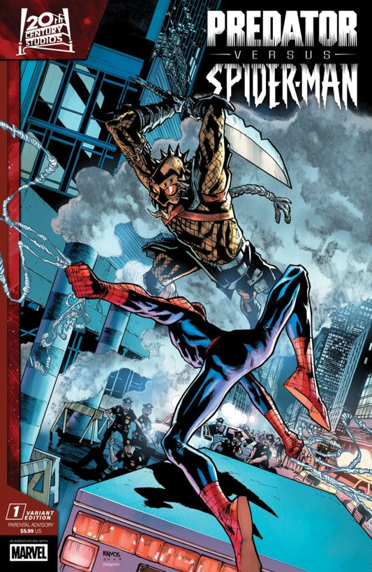 Predator Vs Spider-Man #1 (Of 4) 1:25 Ratio Humberto Ramos Variant