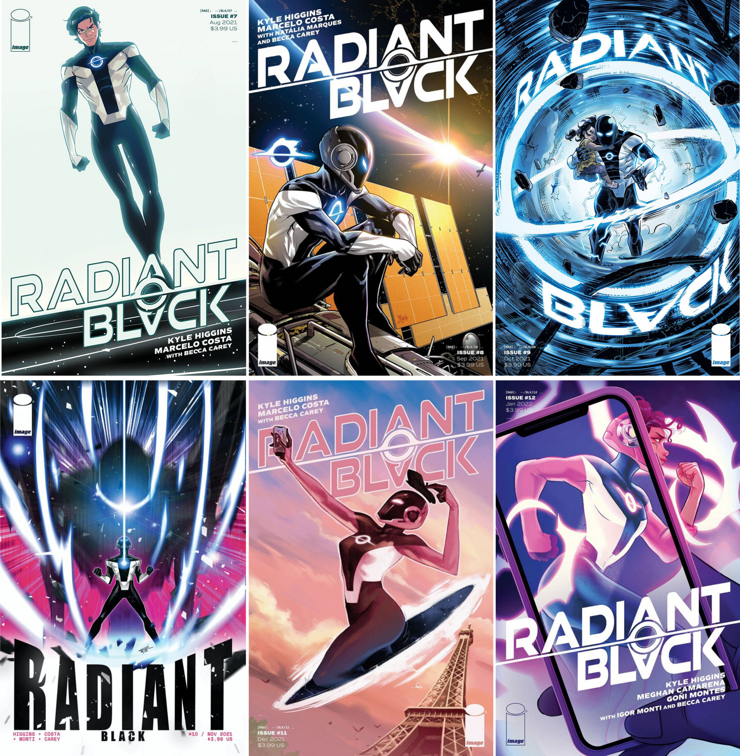 Radiant Black #7 - #12 CF COLL Mix Cvrs