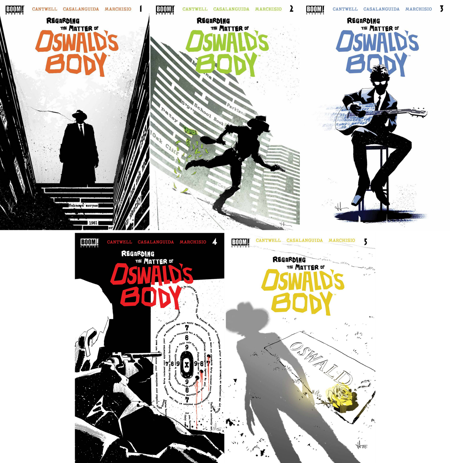 Regarding The Matter Of Oswald's Body #1 - #5 CF COLL Cvr A