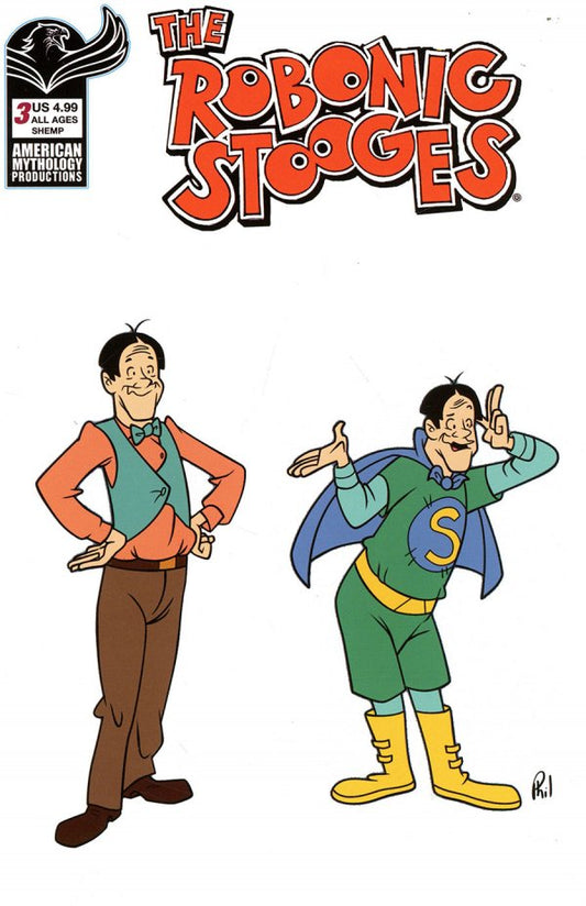 Robonic Stooges Vol 1 #3 Cvr D Robonic Shemp
