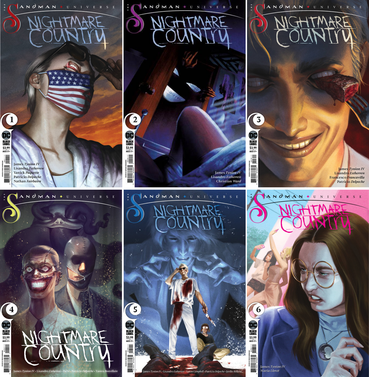 Sandman Universe Nightmare Country #1 - #6 (Of 6) CF COLL Cvr A