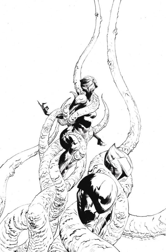 Silverhawks #4 Cvr N 1:10 Ratio Jae Lee B&W Line Art Virgin Variant