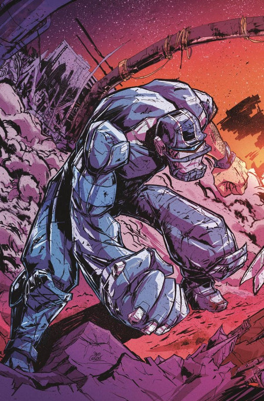 Silverhawks #4 Cvr O 1:15 Ratio David Cousens Battle Damage Virgin Variant