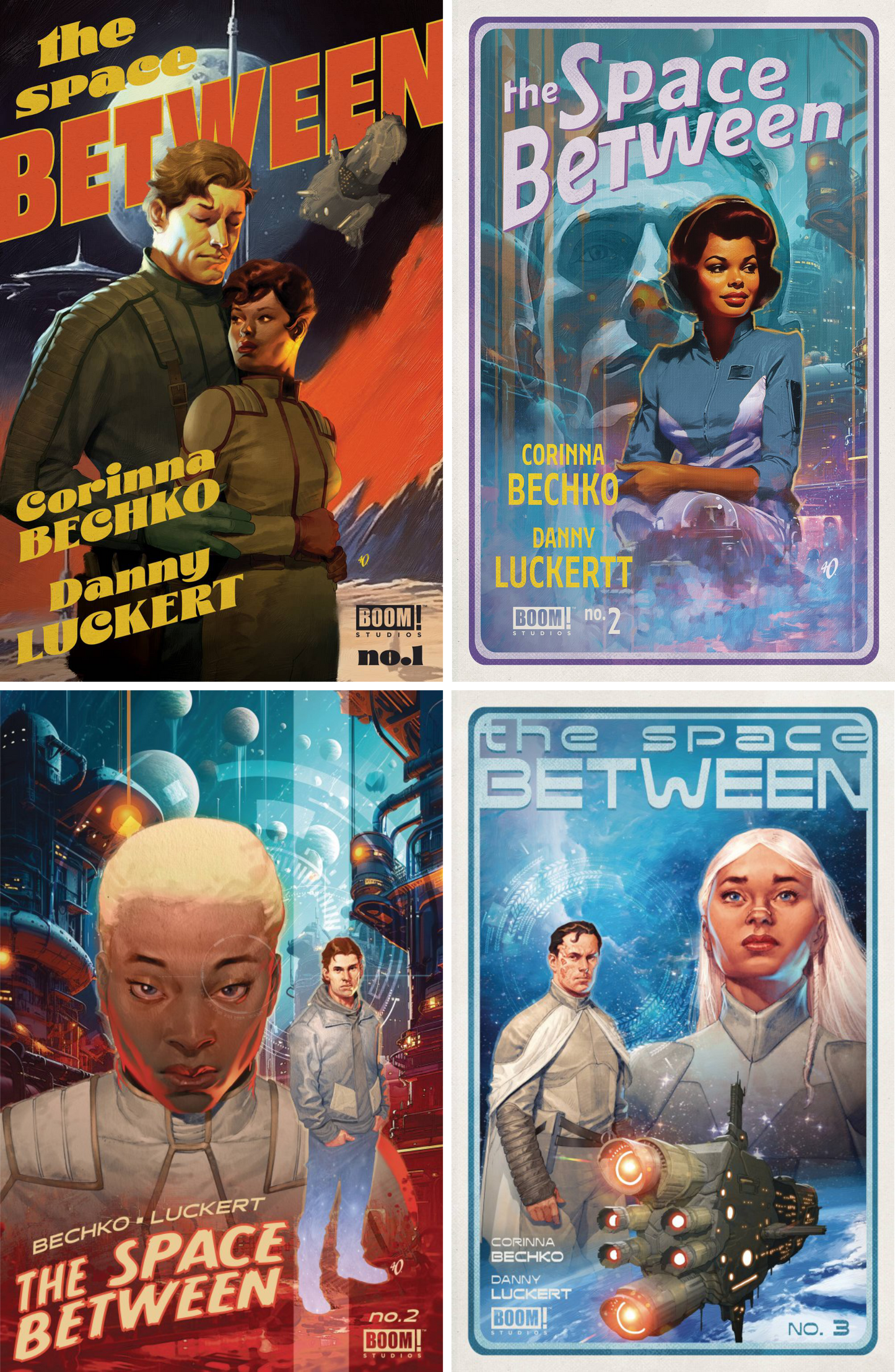 Space Between #1 - #4 (Of 4) CF COLL Cvr B Pulp Homage Var