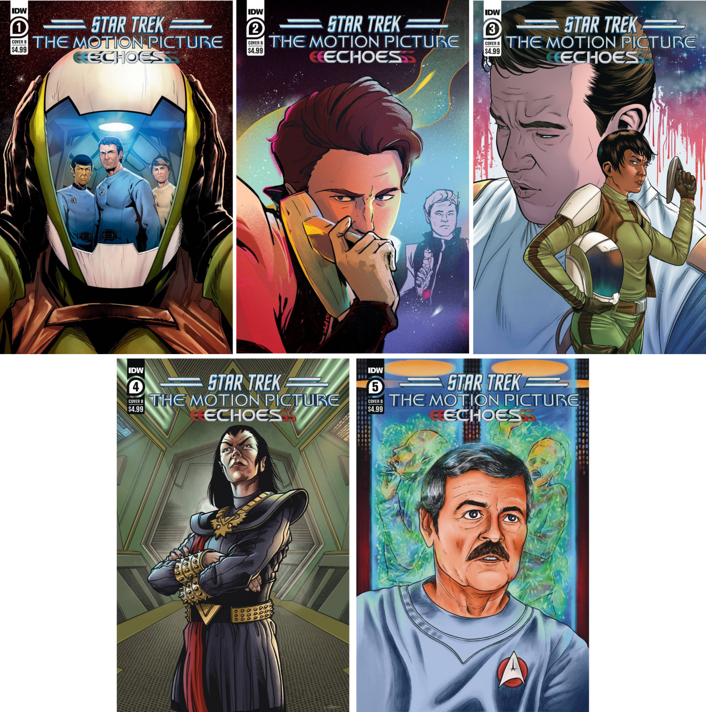 Star Trek The Motion Picture: Echoes #1 - #5 (Of 5) CF COLL Cvr B