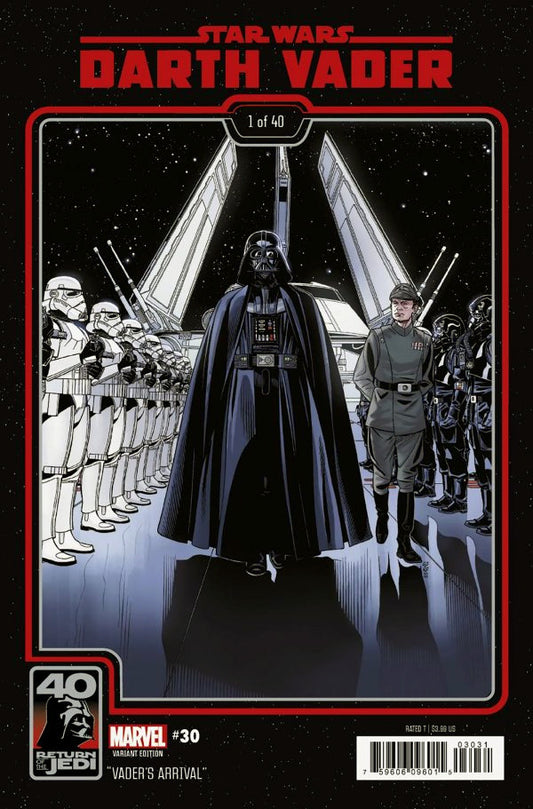 Star Wars Darth Vader (2020) #30 Return Jedi 40th Anniv Sprouse Var