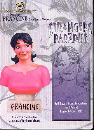 Strangers In Paradise Francine Porcelain Bust (Moore Creations)