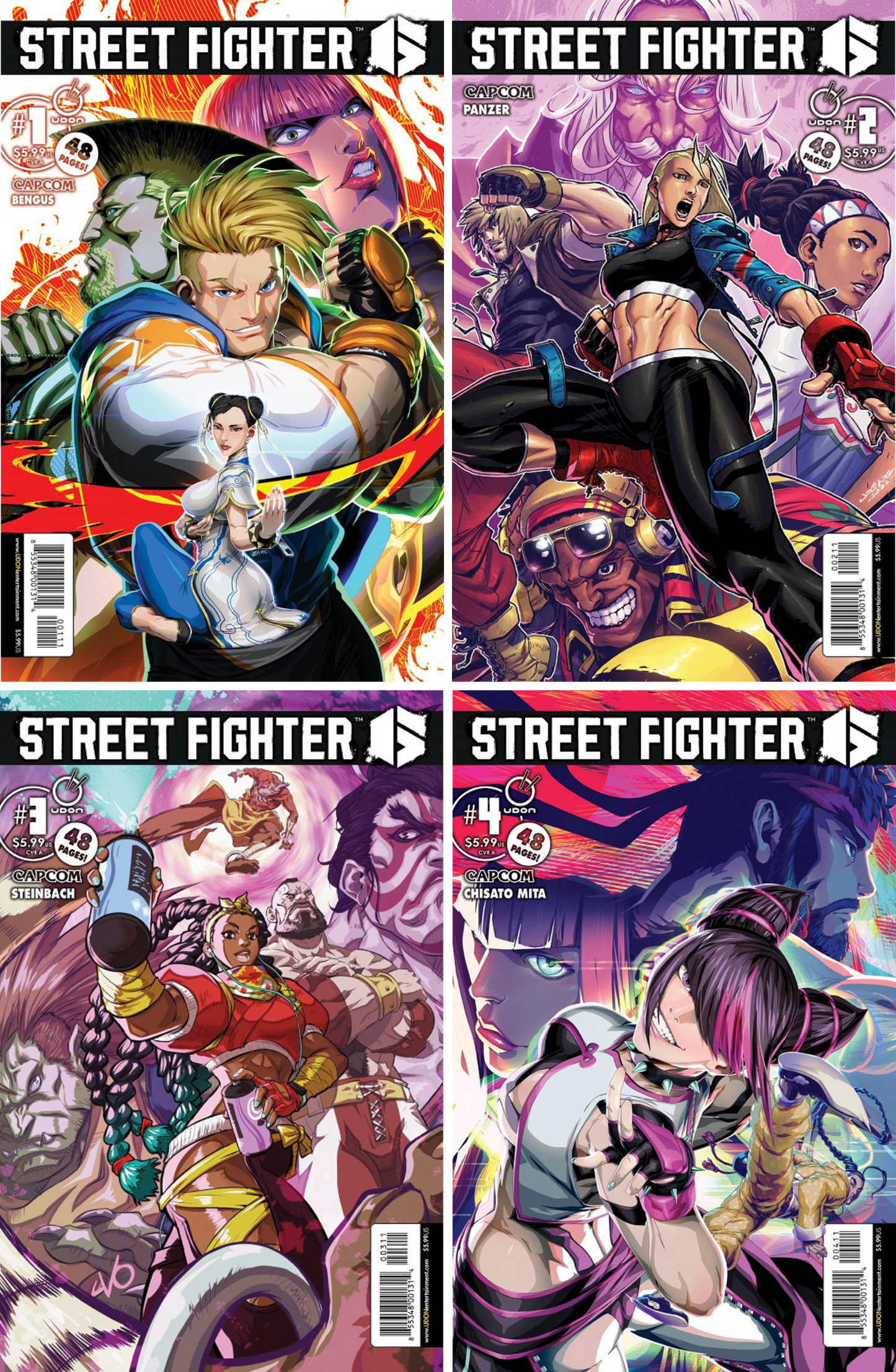 Street Fighter 6 #1 - #4 (Of 4) CF COLL Cvr A