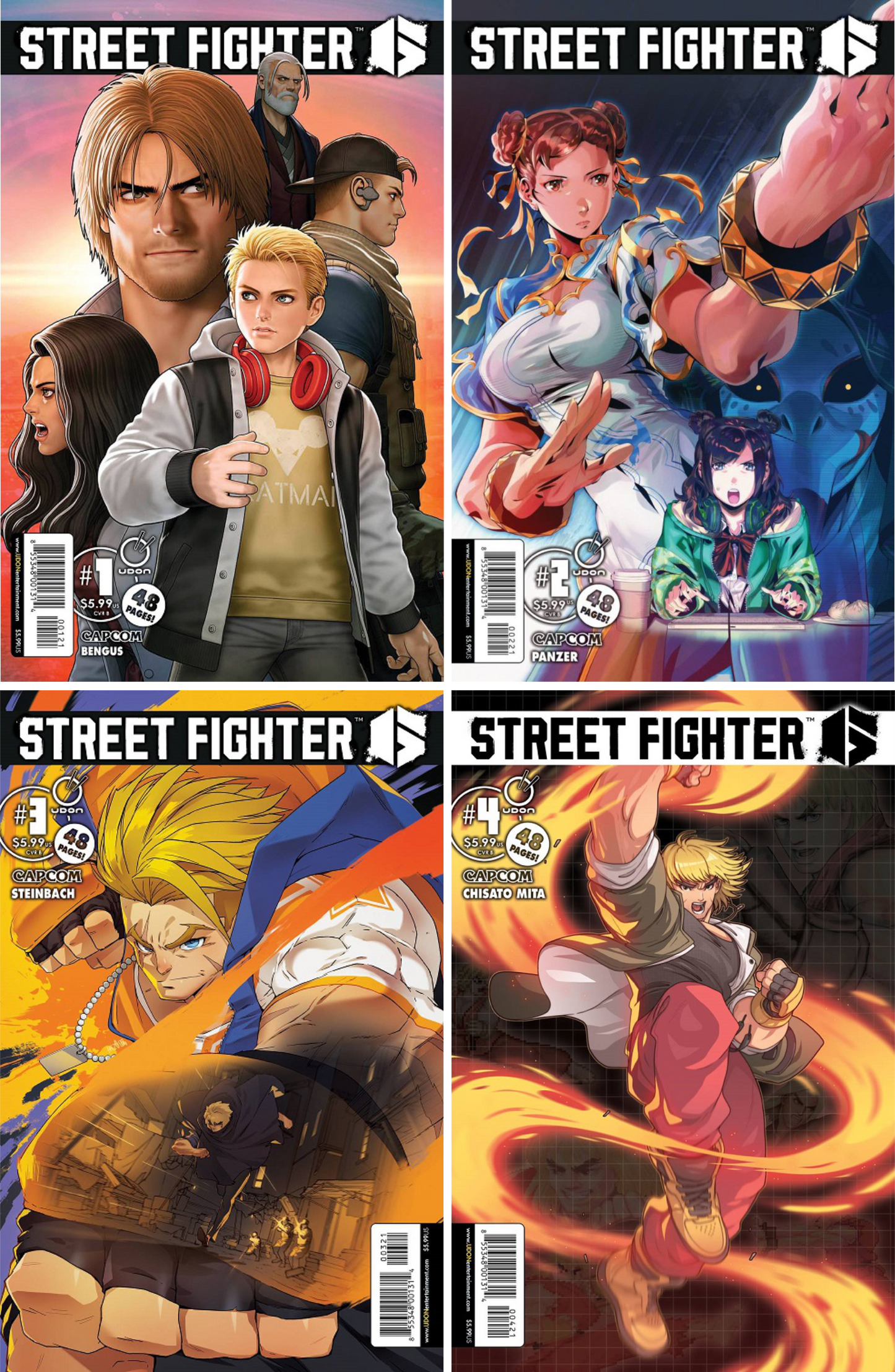 Street Fighter 6 #1 - #4 (Of 4) CF COLL Cvr B