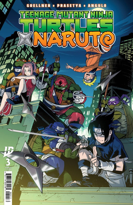 Teenage Mutant Ninja Turtles X Naruto #3 1:50 Ratio Khary Randolph Variant