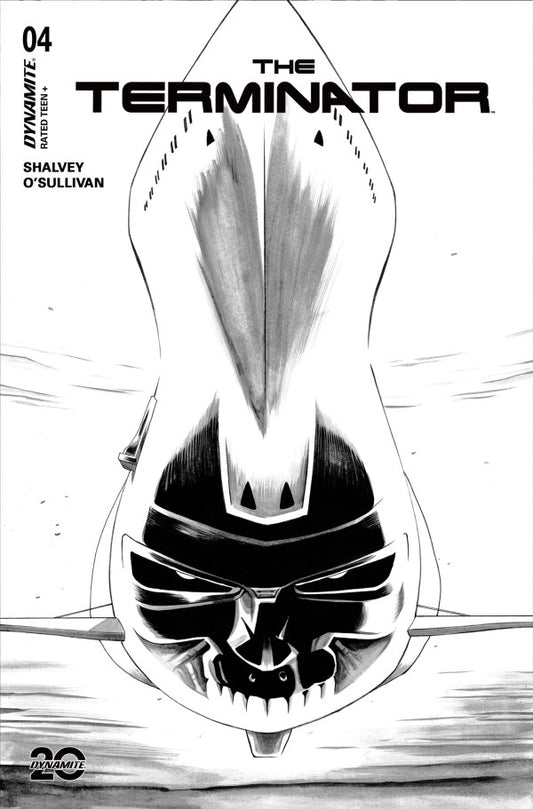 Terminator (2024) #4 Cvr I 1:10 Ratio Declan Shalvey B&W Line Art Variant