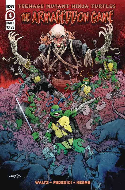 Teenage Mutant Ninja Turtles: The Armageddon Game #4 Cvr B Smith (Mr)