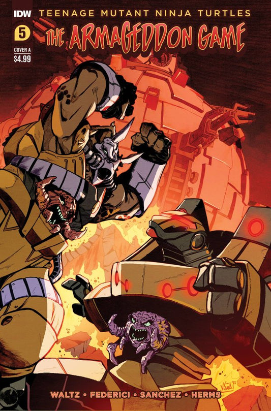 Teenage Mutant Ninja Turtles: The Armageddon Game #5 Cvr A Federici