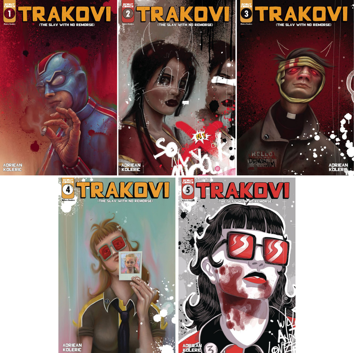 Trakovi #1 - #5 (Of 5) CF COLL Mix Cvrs