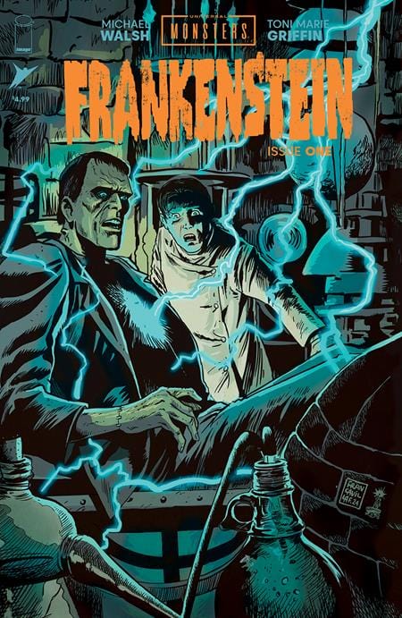 Universal Monsters Frankenstein (2024) #1 (Of 4) Cvr C 1:10 Ratio Francesco Francavilla Connecting Variant
