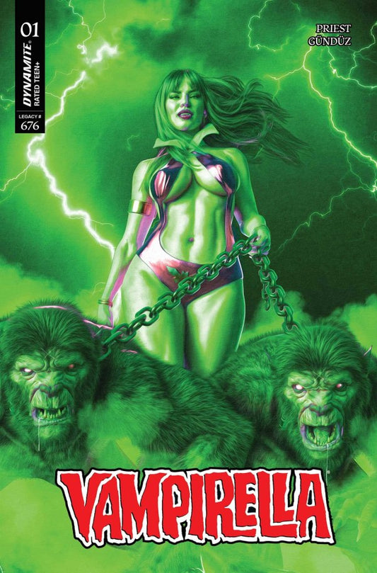 Vampirella (2025) #1 Cvr Zi 1:25 Ratio Mark Spears Emerald Variant