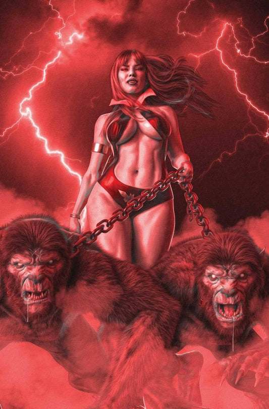 Vampirella (2025) #1 Cvr Zk 1:40 Ratio Mark Spears Fiery Red Virgin Variant
